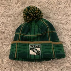 New York Rangers Beanie Reebok Face Off Collection